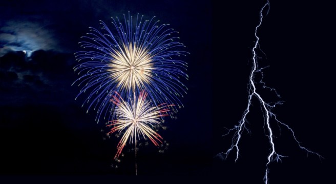 Fireworks and Lightning